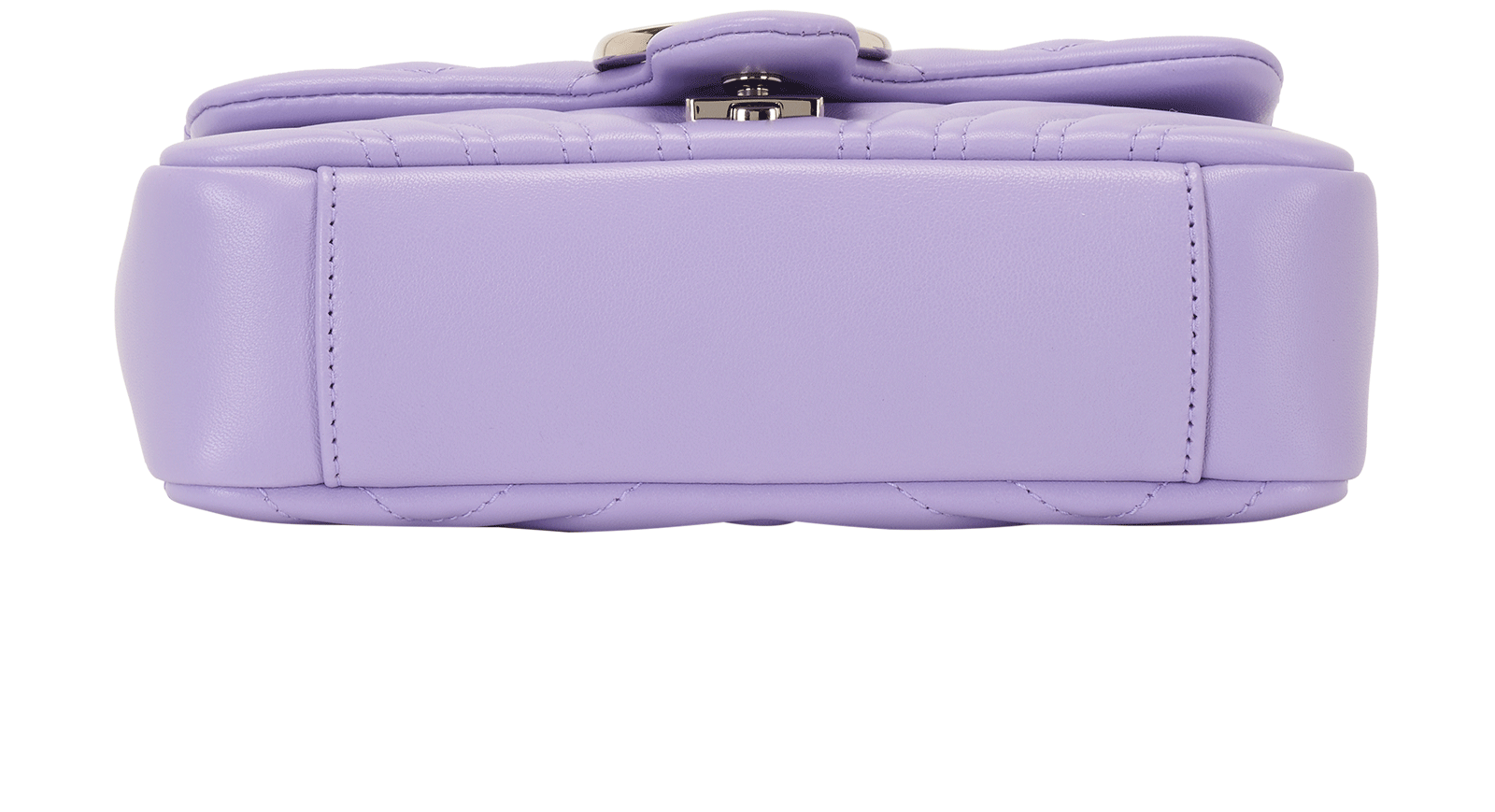 Small GG Marmont Shoulder Bag, &pound;995, Handbags, Purple, Leather, Top view